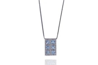 Collana con pendente con acquemarine e diamanti - Asta Preziosi Collana con pendente con acquemarine e diamanti - Asta Preziosi
