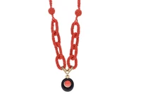 Collana con pietre e corallo - Asta Preziosi Collana con pietre e corallo - Asta Preziosi