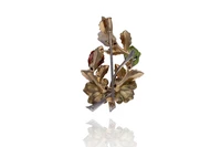 Spilla con smalti e diamanti - Asta Preziosi Spilla con smalti e diamanti - Asta Preziosi
