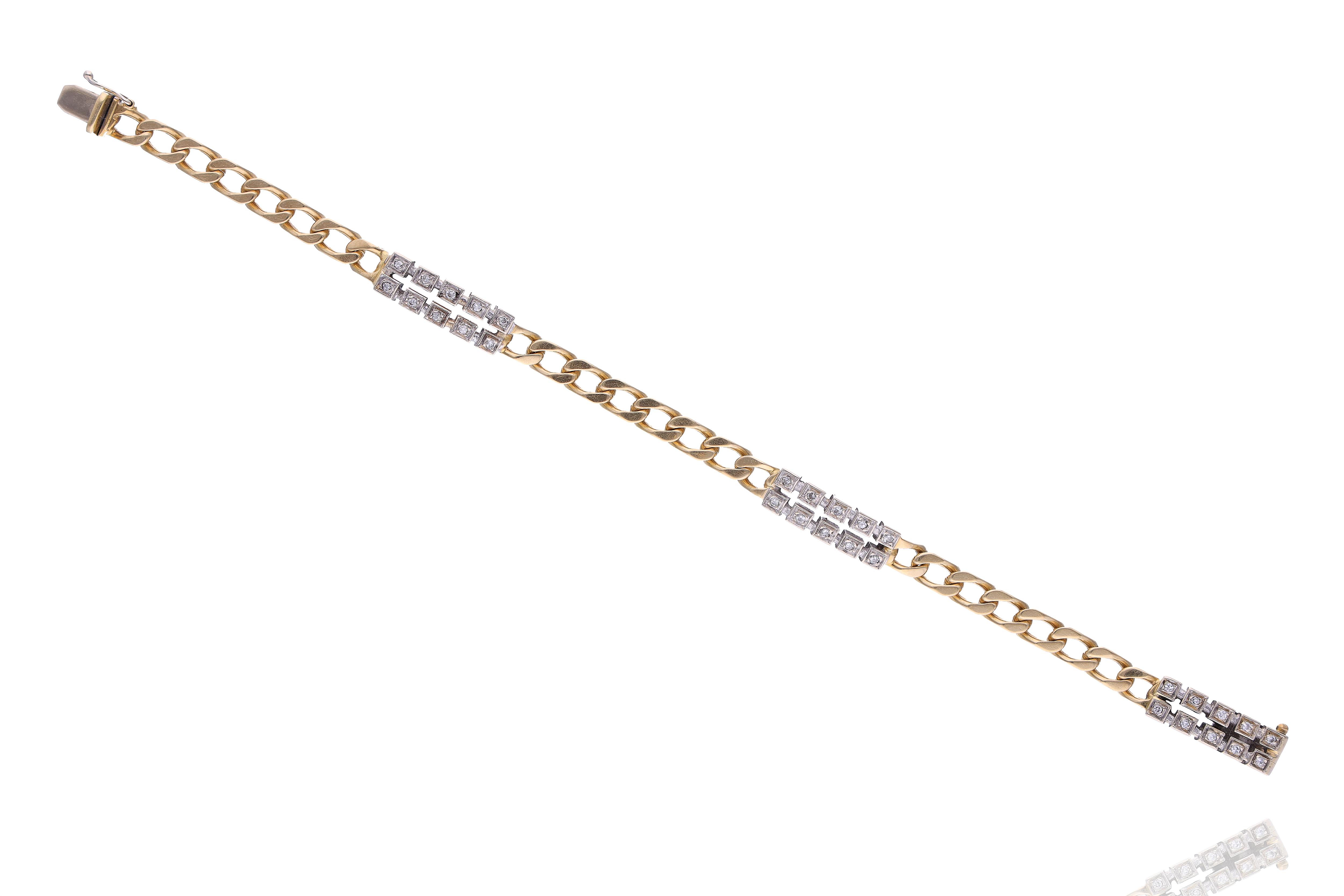 Bracciale con diamanti - Asta Preziosi