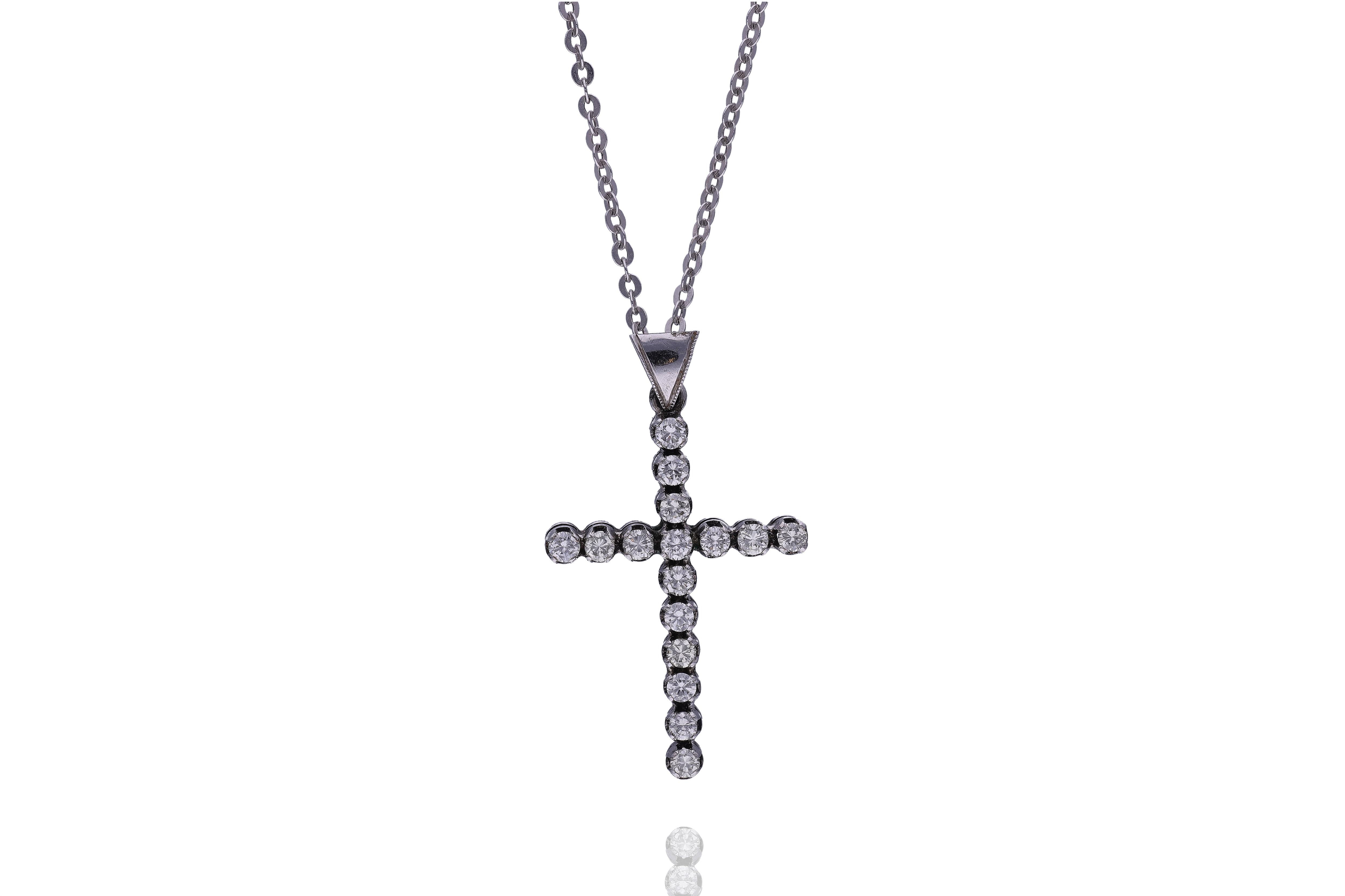 Collana con ciondolo con diamanti - Asta Preziosi