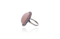 Anello con corallo e diamanti - Asta Preziosi Anello con corallo e diamanti - Asta Preziosi