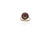Anello con granati - Asta Preziosi