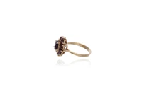 Anello con granati - Asta Preziosi