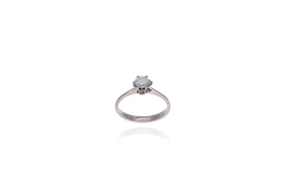 Anello con diamante - Asta Preziosi Anello con diamante - Asta Preziosi