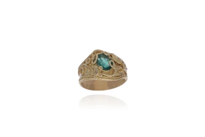 Anello con smeraldo e diamanti - Asta Preziosi Anello con smeraldo e diamanti - Asta Preziosi