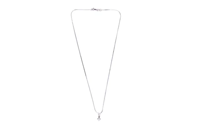 Collana con ciondolo con diamante - Asta Preziosi Collana con ciondolo con diamante - Asta Preziosi