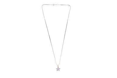 Collana con ciondolo con diamanti - Asta Preziosi Collana con ciondolo con diamanti - Asta Preziosi