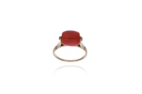 Anello con corallo - Asta Preziosi