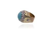 Anello con diamanti e pietra - Asta Preziosi Anello con diamanti e pietra - Asta Preziosi