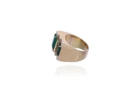 Anello con diamanti e smeraldi - Asta Preziosi
