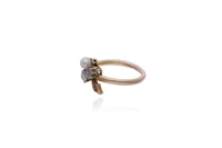 Anello con diamanti, perla coltivata e rubino - Asta Preziosi Anello con diamanti, perla coltivata e rubino - Asta Preziosi
