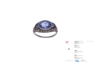 Anello con zaffiro e diamanti - Asta Preziosi Anello con zaffiro e diamanti - Asta Preziosi