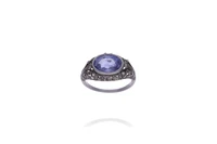 Anello con zaffiro e diamanti - Asta Preziosi Anello con zaffiro e diamanti - Asta Preziosi