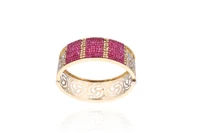 Bracciale con spinelli rossi - Asta Preziosi Bracciale con spinelli rossi - Asta Preziosi