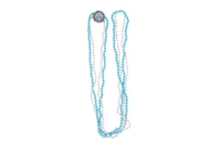 Collana di perle coltivate, pietre, diamanti e smalto - Asta Preziosi Collana di perle coltivate, pietre, diamanti e smalto - Asta Preziosi