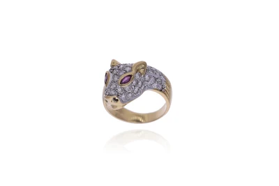 Anello con diamanti e rubini - Asta Preziosi Anello con diamanti e rubini - Asta Preziosi