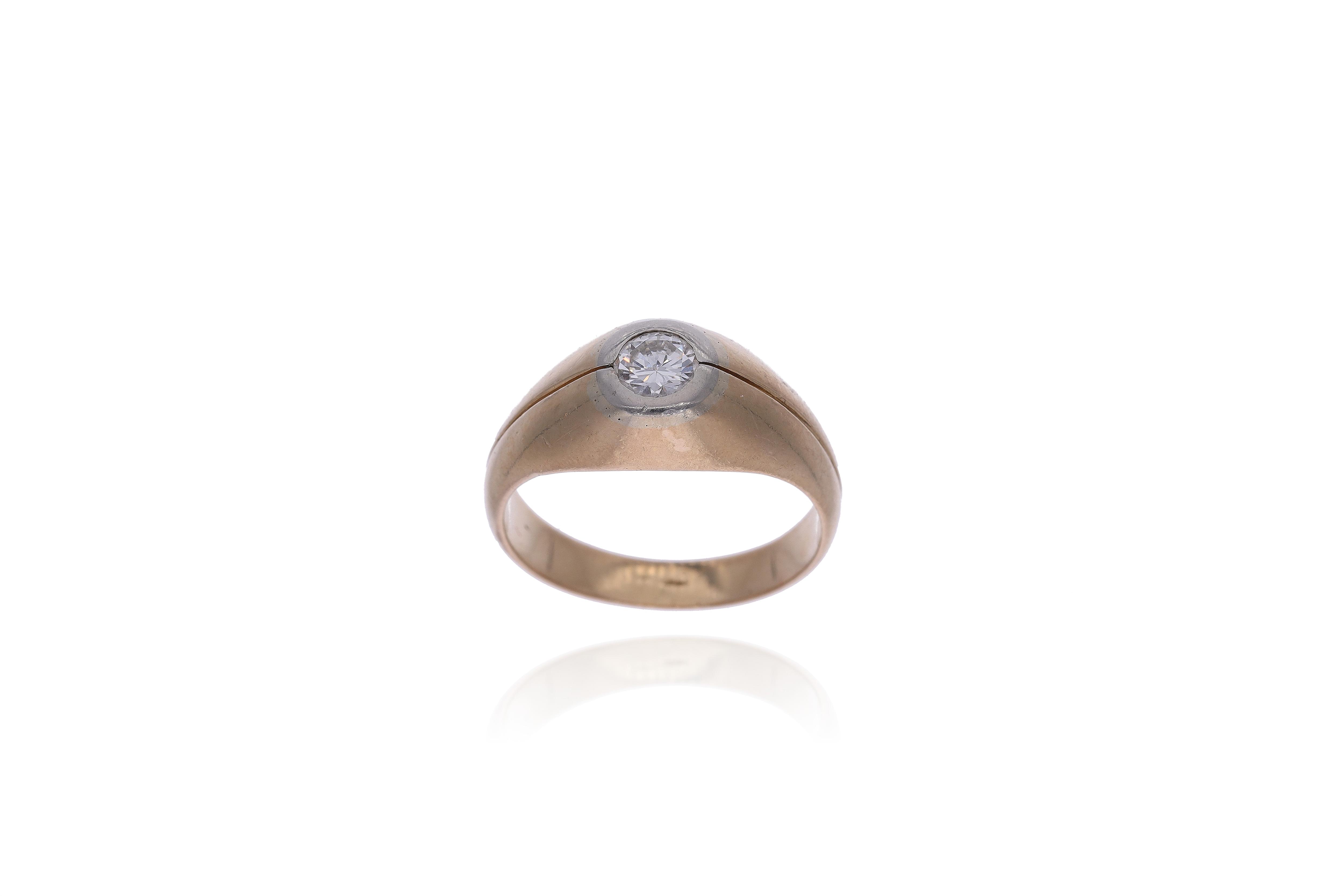 Anello con diamante - Asta Preziosi