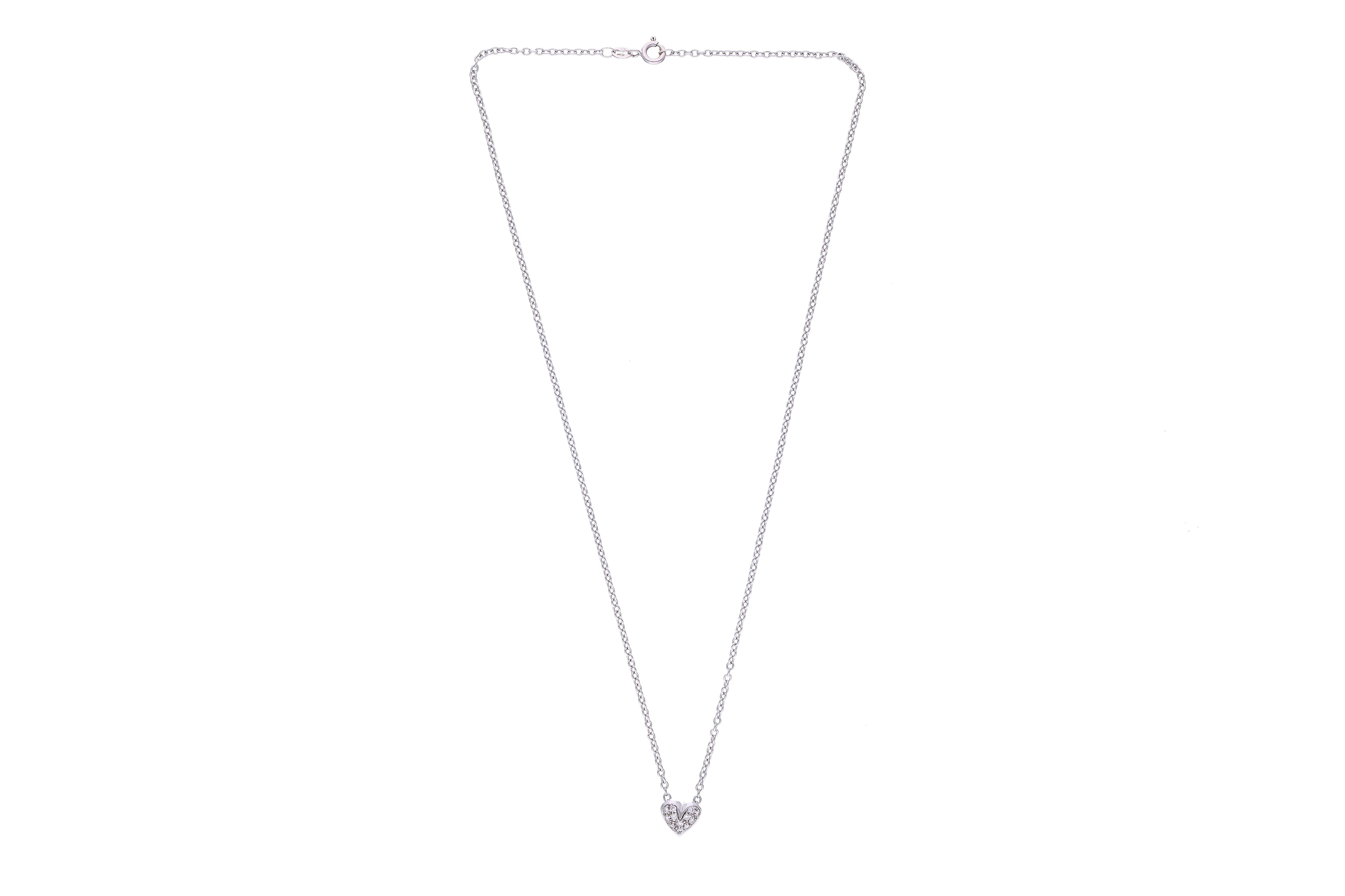 Collana con pendente con diamanti - Asta Preziosi
