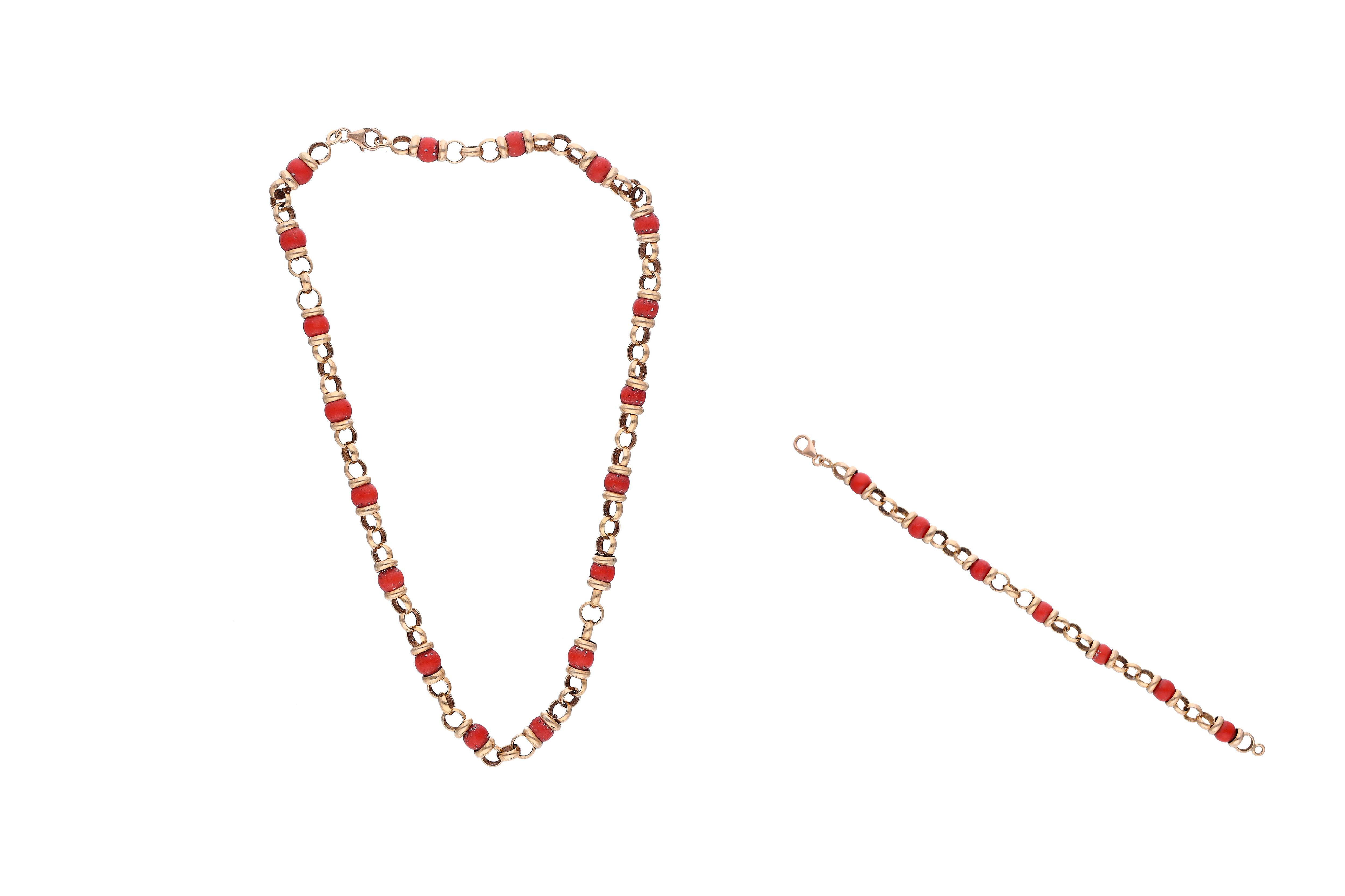 Parure con corallo - Asta Preziosi