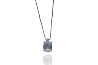 Collana con centrale con pietra e diamante - Asta Preziosi