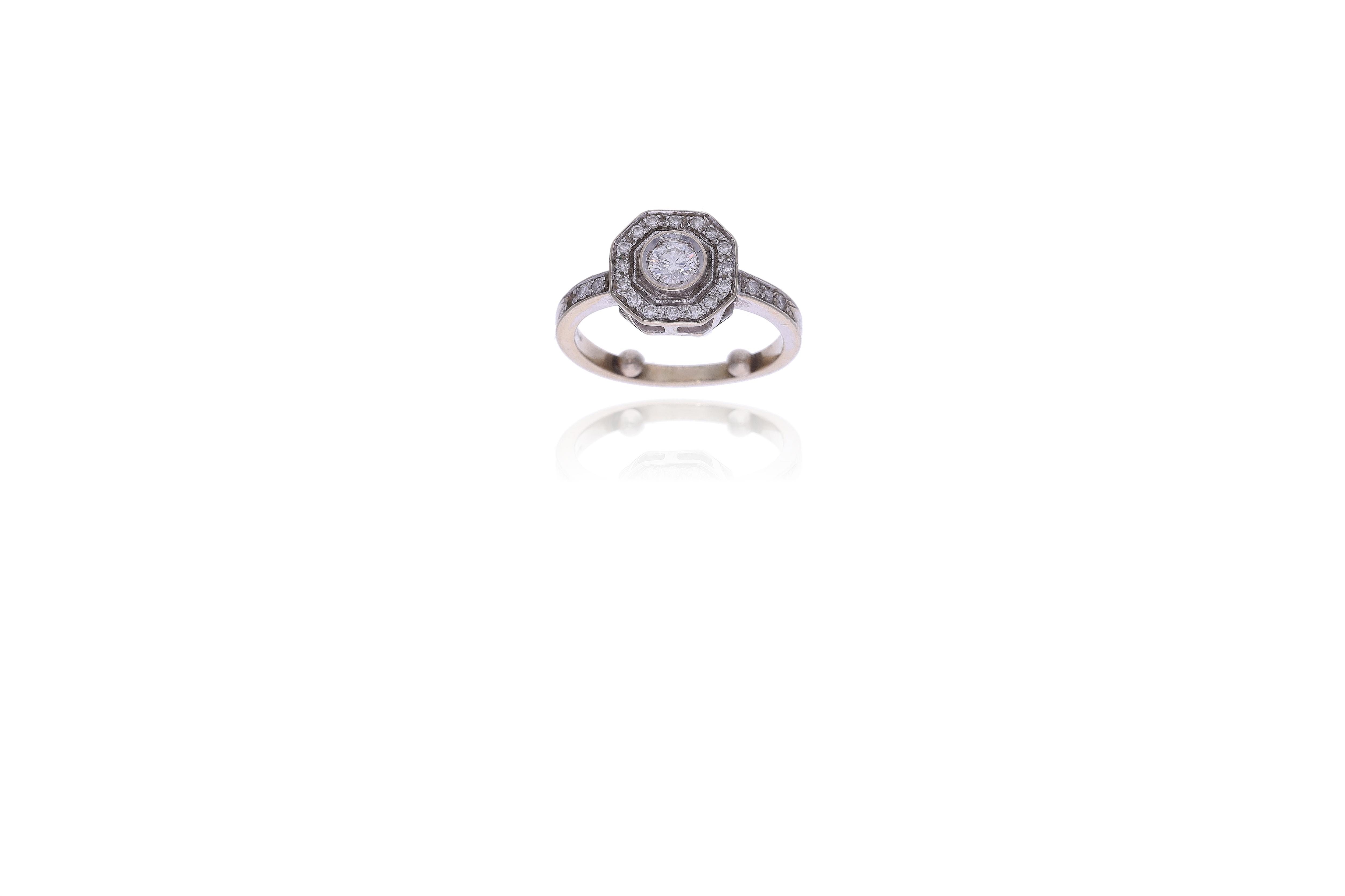 Anello con diamanti - Asta Preziosi