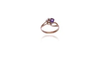 Anello con ametista e diamanti - Asta Preziosi Anello con ametista e diamanti - Asta Preziosi
