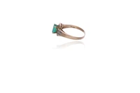 Anello con diamanti e smeraldo - Asta Preziosi