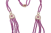 Collana di rubini e diamanti - Asta Preziosi Collana di rubini e diamanti - Asta Preziosi