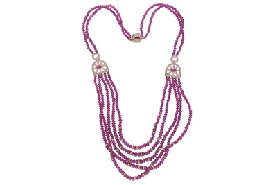 Collana di rubini e diamanti - Asta Preziosi Collana di rubini e diamanti - Asta Preziosi