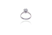 Anello con diamante - Asta Preziosi