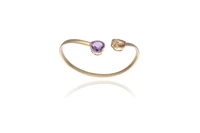 Bracciale con ametista e quarzo - Asta Preziosi