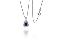 Collana con ciondolo con pietre - Asta Preziosi
