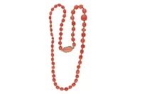Collana con corallo - Asta Preziosi