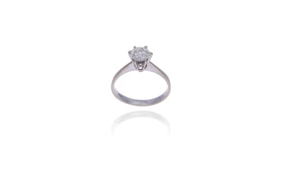 Anello con diamante - Asta Preziosi