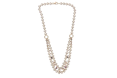 Collana con zaffiri e rubini - Asta Preziosi