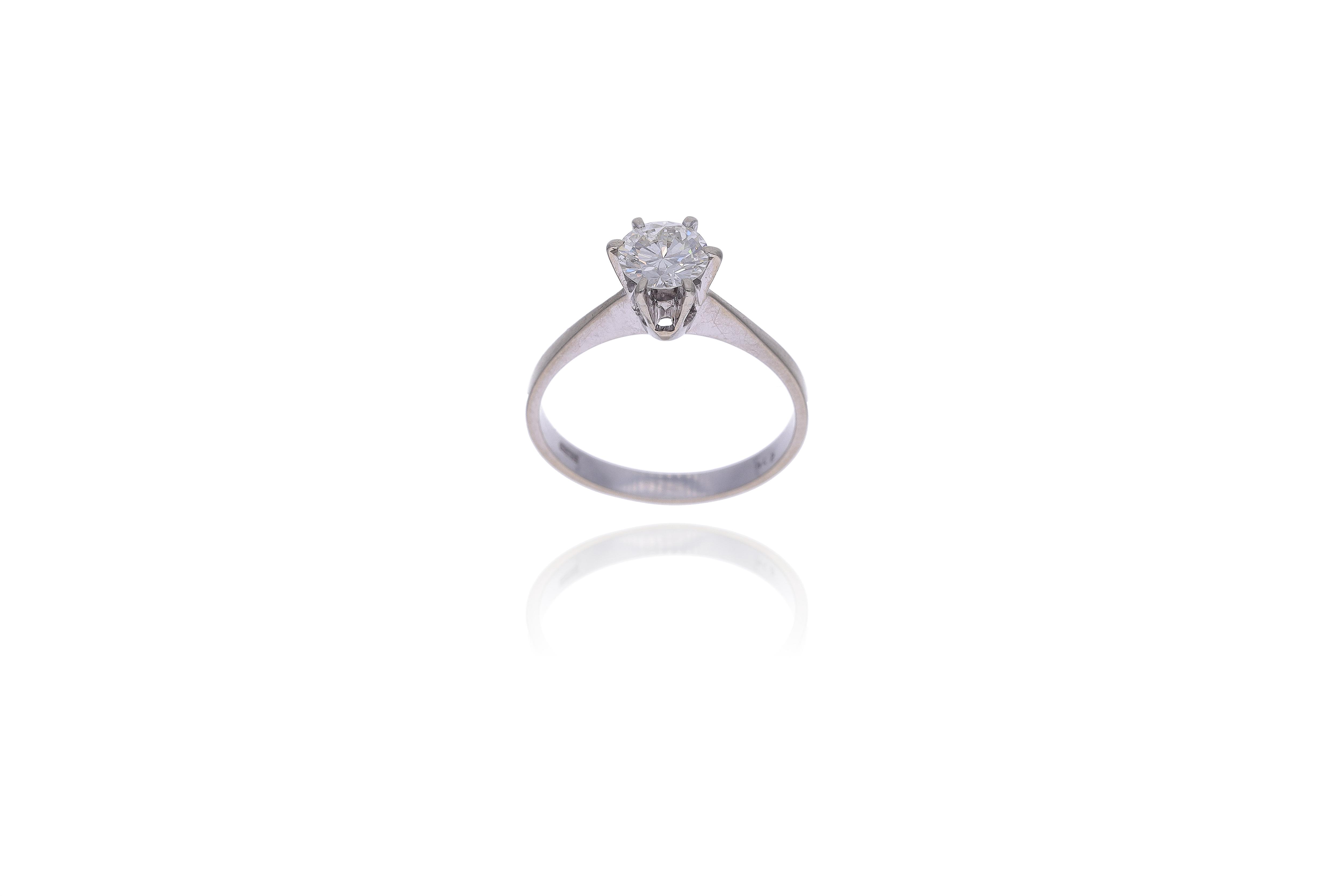 Anello con diamante - Asta Preziosi