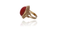 Anello con corallo - Asta Preziosi