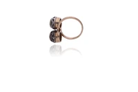 Anello con granato e zircone - Asta Preziosi