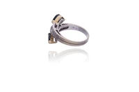 Anello con zaffiri e diamanti - Asta Preziosi