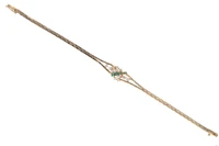 Bracciale con diamanti e smeraldi - Asta Preziosi