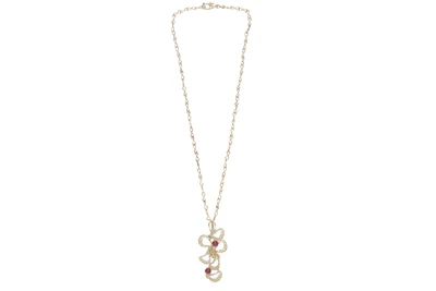 Collana con ciondolo con pietre - Asta Preziosi