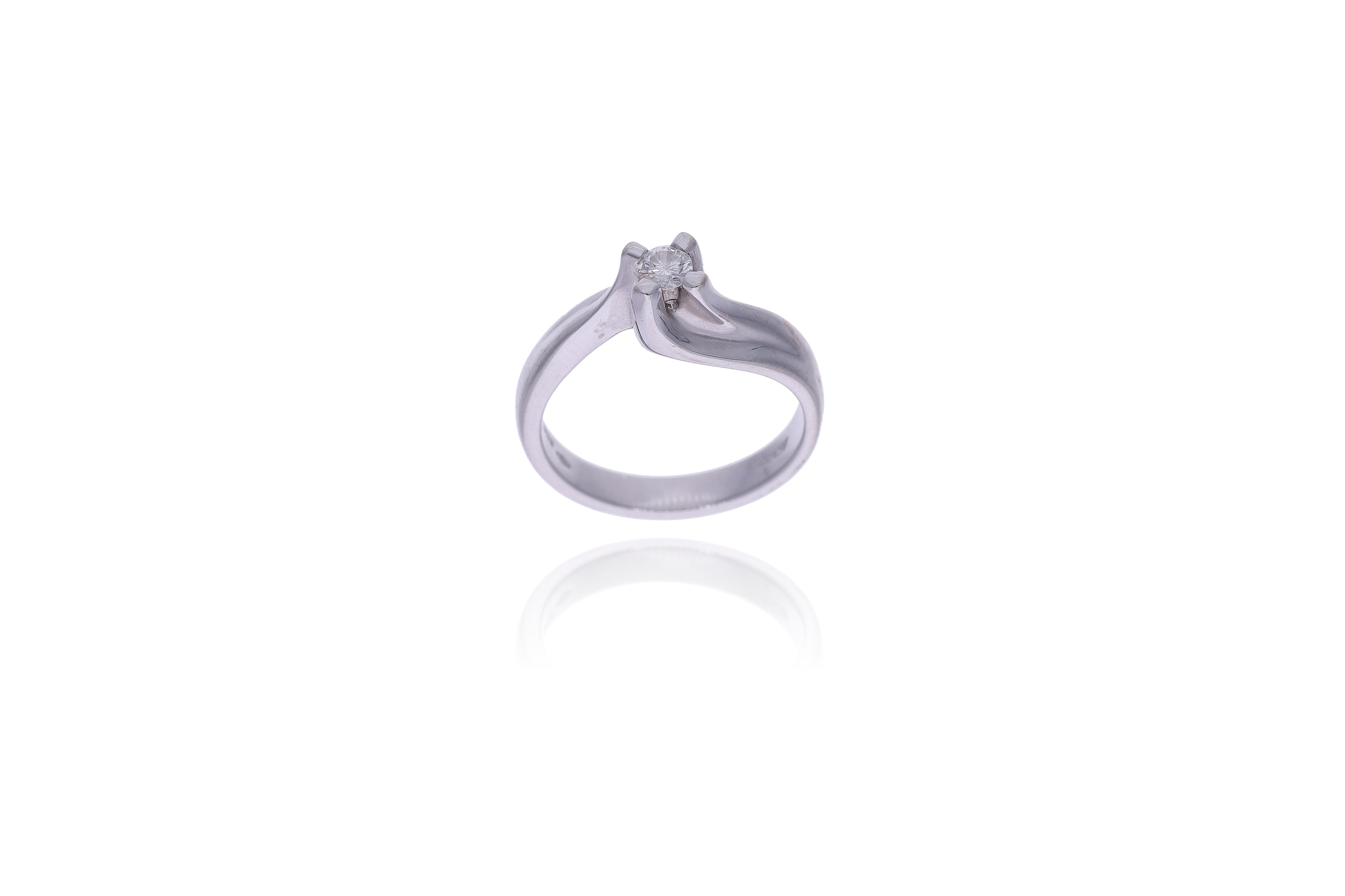 Salvini, anello con diamante - Asta Preziosi