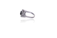 Anello con zaffiro e diamanti - Asta Preziosi