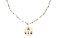 Collana con ciondolo con smalti - Asta Preziosi