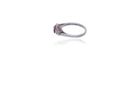 Anello con diamanti e rubino - Asta Preziosi