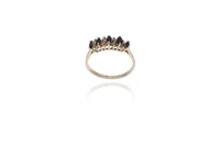 Anello con diamanti e zaffiri - Asta Preziosi