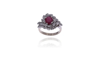 Anello con rubino e diamanti - Asta Preziosi