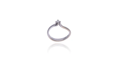 Barbaro, anello con diamante - Asta Preziosi