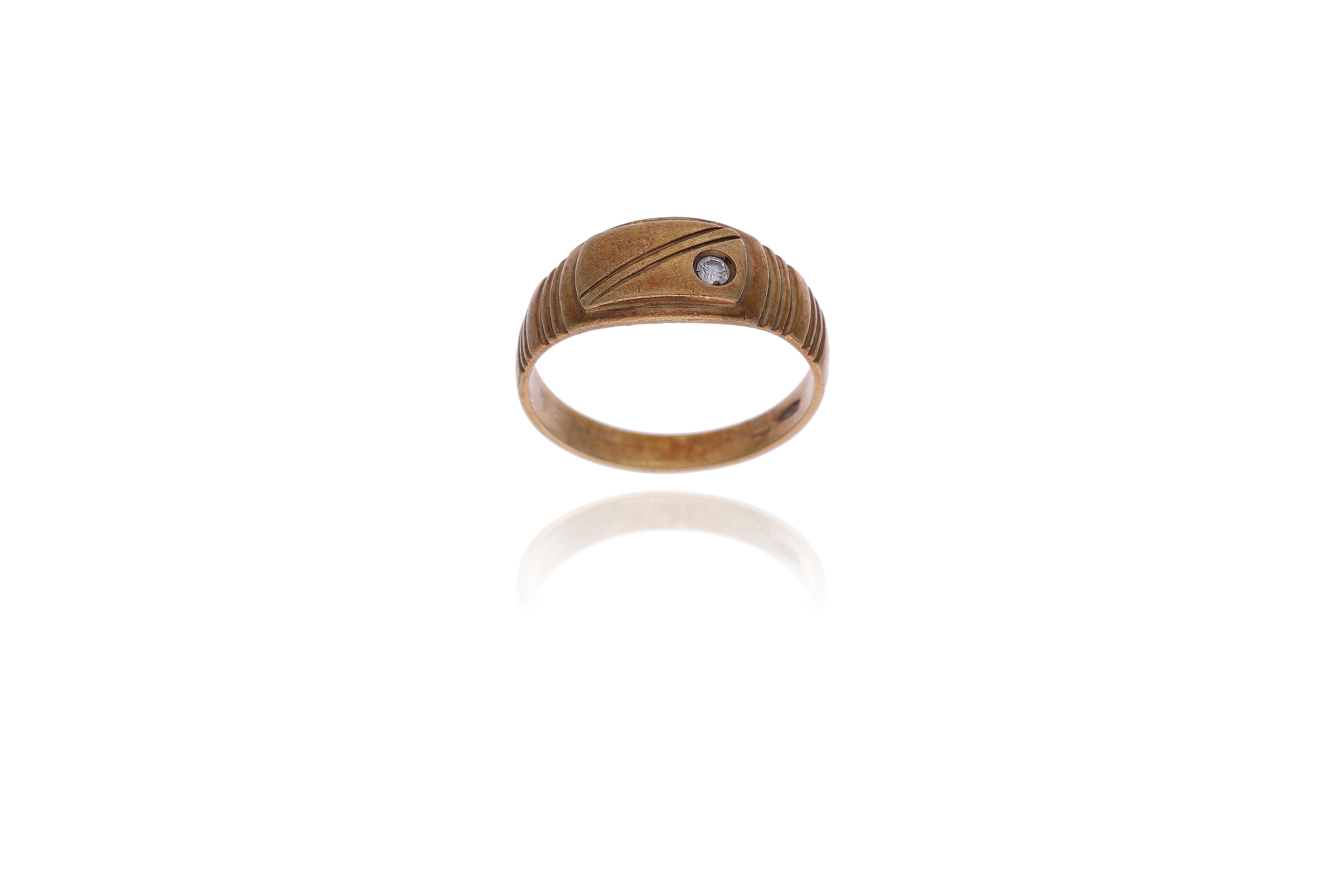 Anello con diamante - Asta Preziosi
